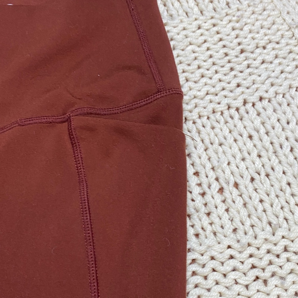 Senita Maroon Top and Leggings Workout Set Size S - Picture 8 of 11